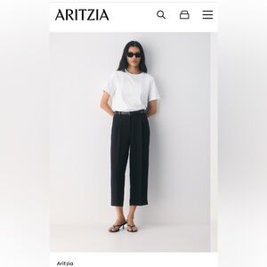 Wilfred Black Cropped Pants